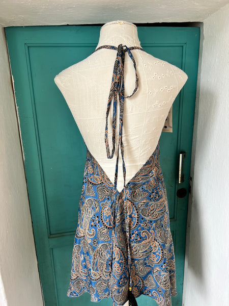 Flamenco dress blue Paisley