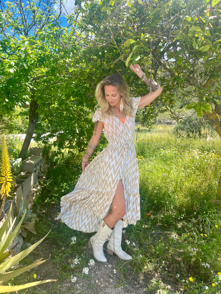 Nafisa dream boho dress sandy beach