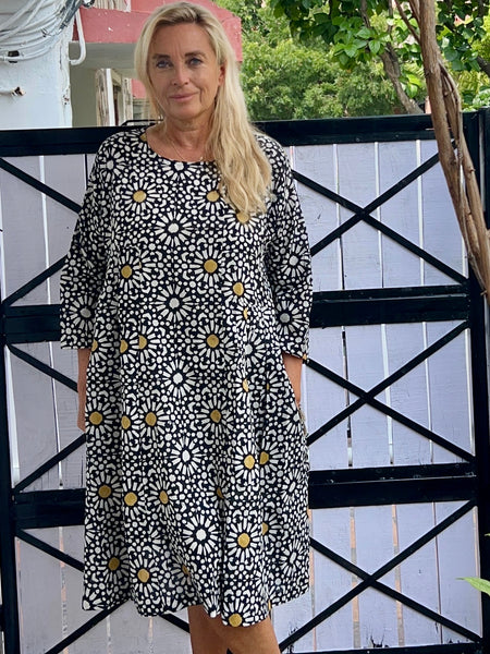 Hanoi cotton dress -  AUROBELLE  IBIZA