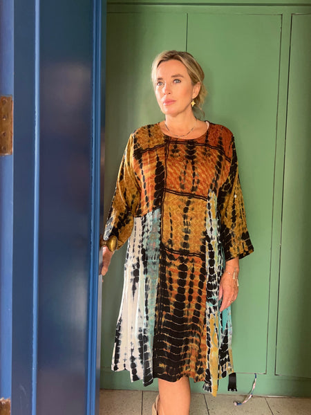 Hanoi silk dress no