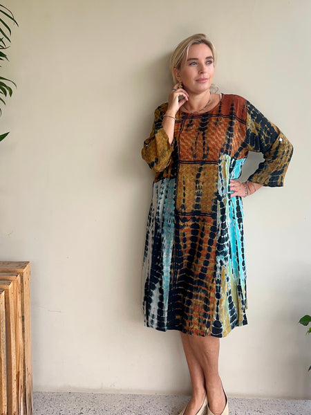 Hanoi silk dress no