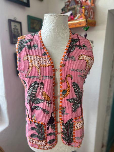 Velvet Jungle Vest – Handmade Boho Styl