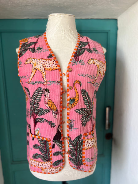 Velvet Jungle Vest – Handmade Boho Styl