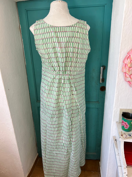 Capri  green checks