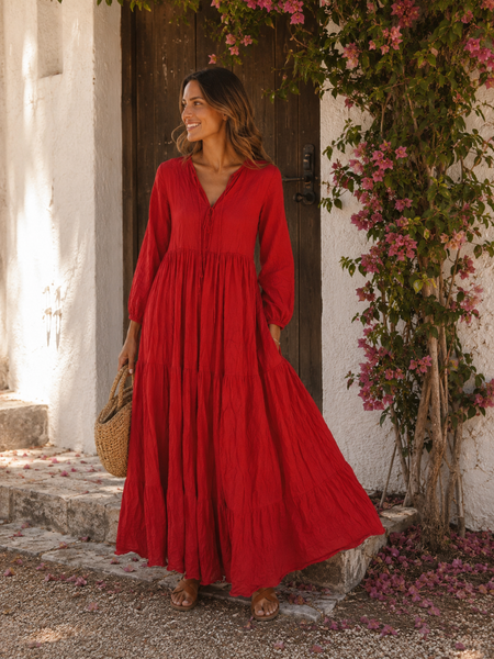 Love dress red -  AUROBELLE  IBIZA