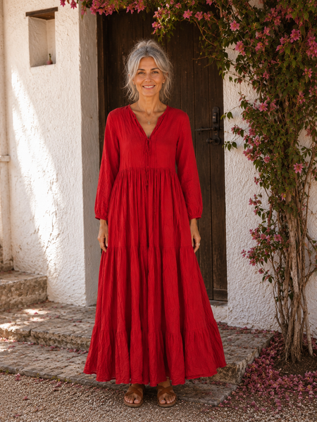 Love dress red -  AUROBELLE  IBIZA