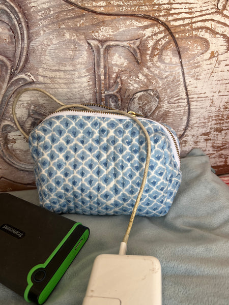 Mini Pouch blue Haveli