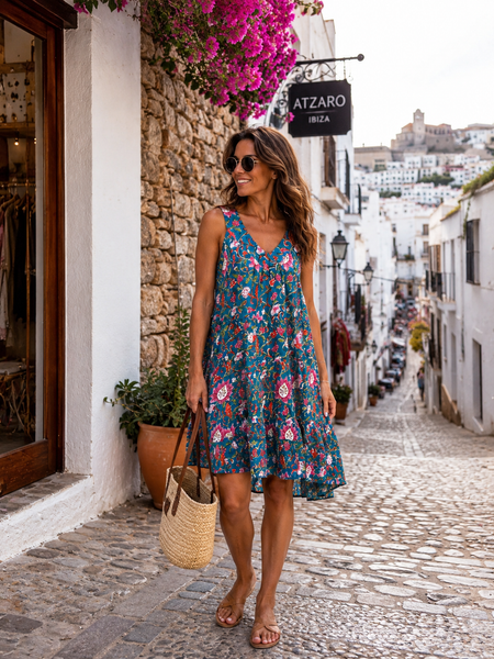 Rosie dress turquoise