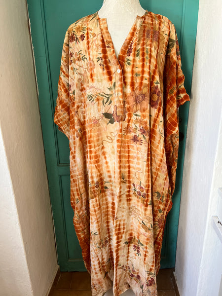 Silk special Kaftan – Upcycled Sari Collection no 39