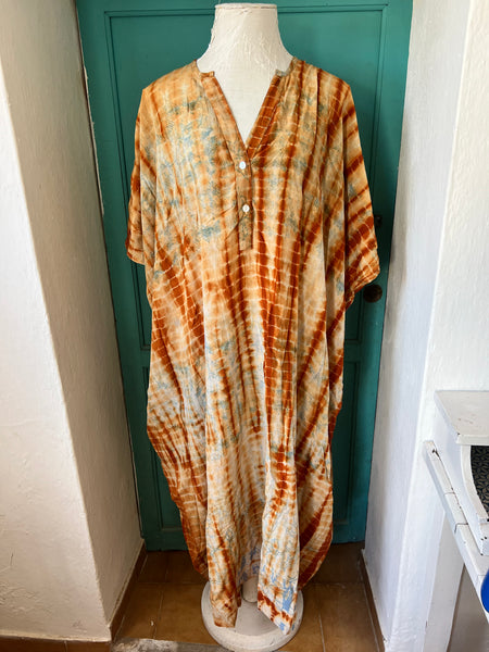 Silk special Kaftan – Upcycled Sari Collection no 40