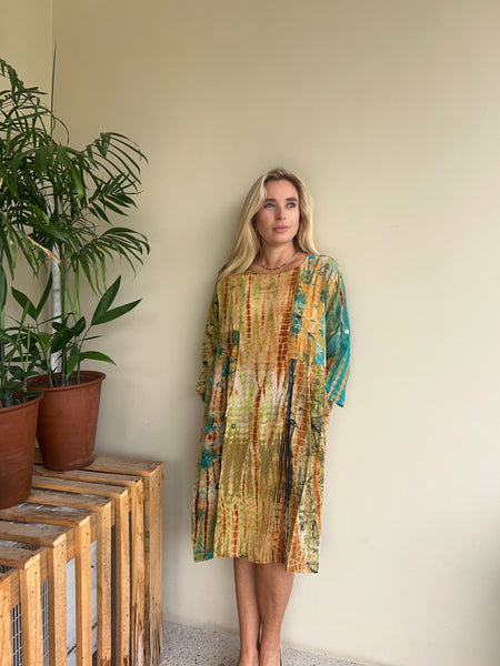 Hanoi silk dress no