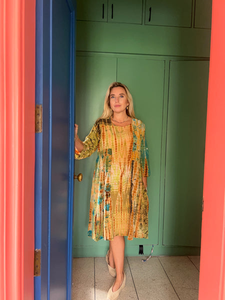 Hanoi silk dress no