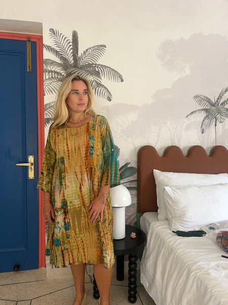Hanoi silk dress no