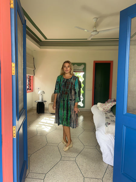 Hanoi silk dress no