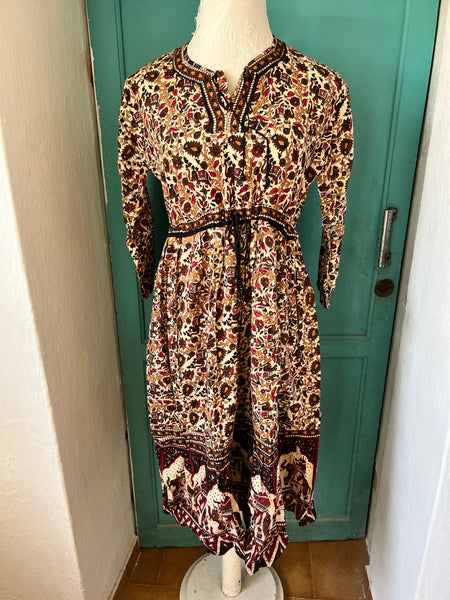 Vintage Indian dress size small medium