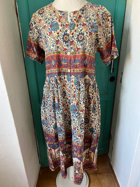 Vintage Indian dress size m