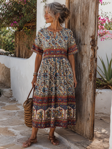 Vintage Indian dress size m