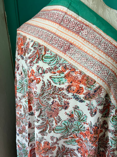 Hand made Block print sarong  - vintage