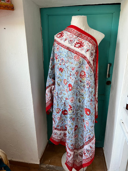 Hand made Block print  L  Paloma vibes