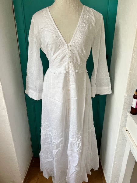 Maledives White  Ibiza dress -  AUROBELLE  IBIZA