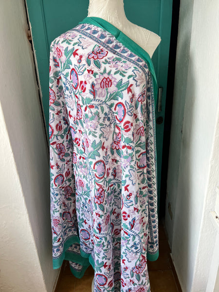 Toskana Hand block printed Pareo