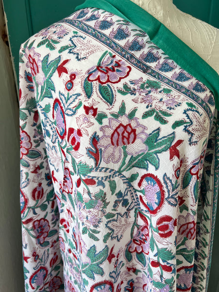Toskana Hand block printed Pareo