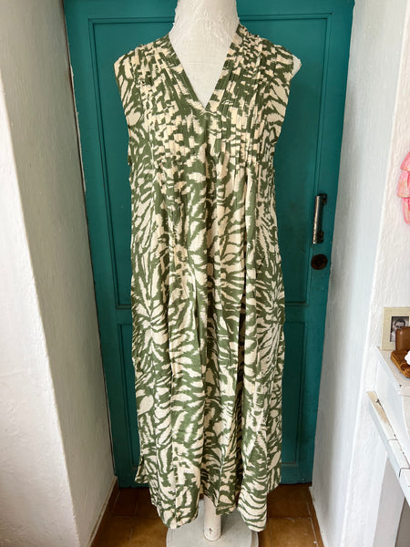 Plead dress modal   green in Lisboa -  AUROBELLE  IBIZA
