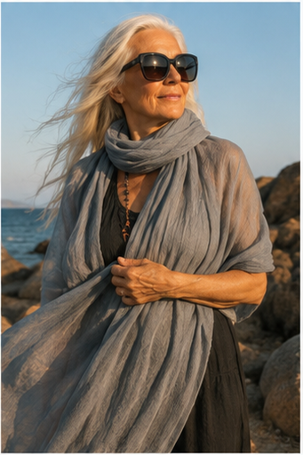 Mount Kai lash  Cashmere Shawl