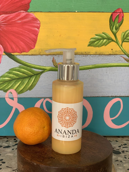 Ananda Orange shower gel travel size -  AUROBELLE  IBIZA