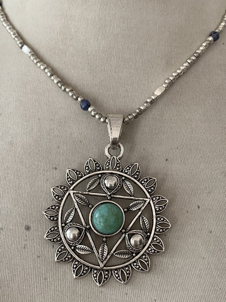 Boho Ibiza fashion jewelry necklace -  AUROBELLE  IBIZA