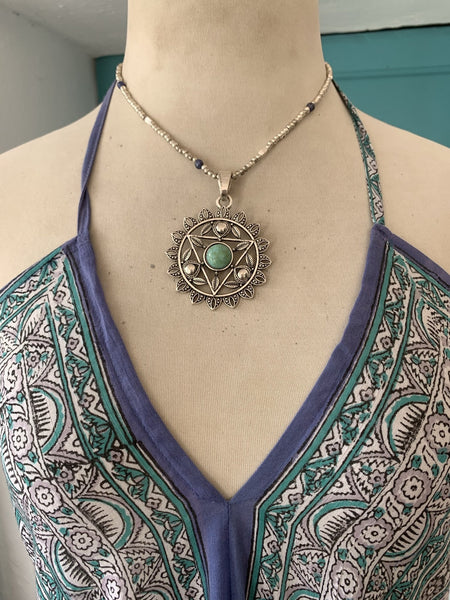 Boho Ibiza fashion jewelry necklace -  AUROBELLE  IBIZA