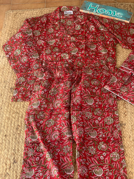 Pyjama   cozy lounge wear made with hand block print cotton