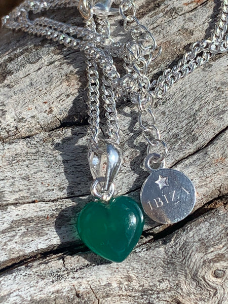 Heart ❤️  gemstone necklace