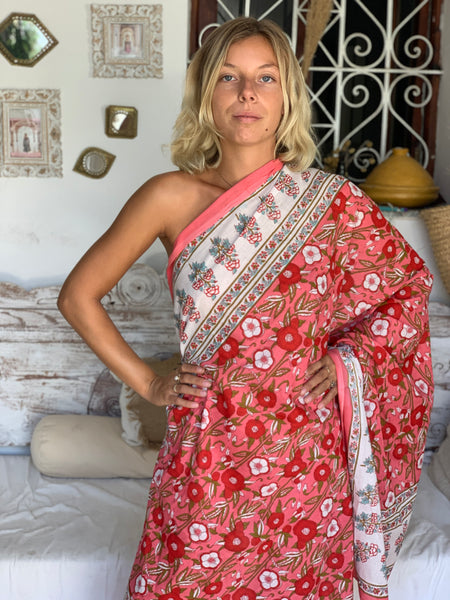 Sarong - Pareo , cotton shawl and beach wrap - new collection