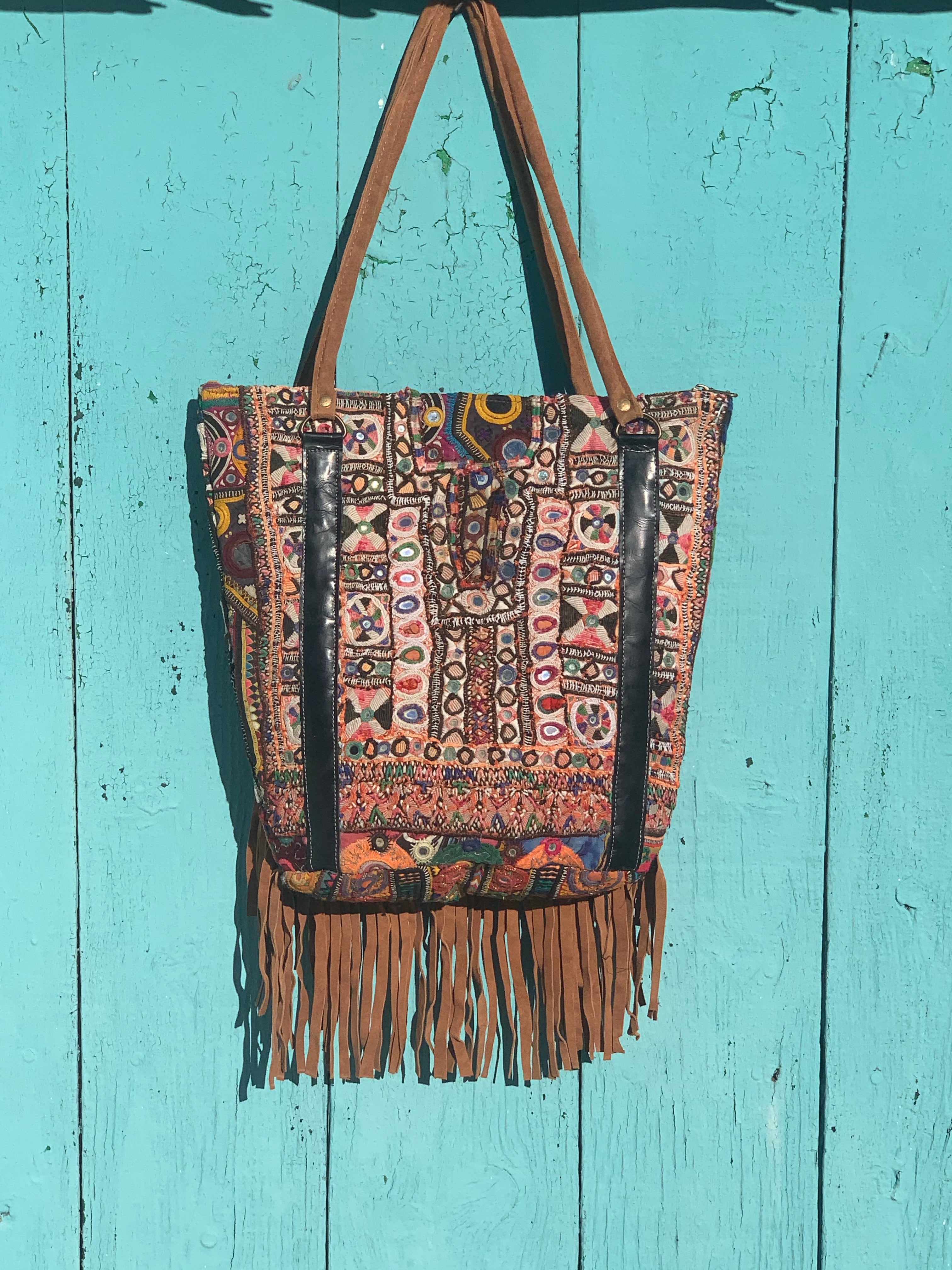 Boho tote discount