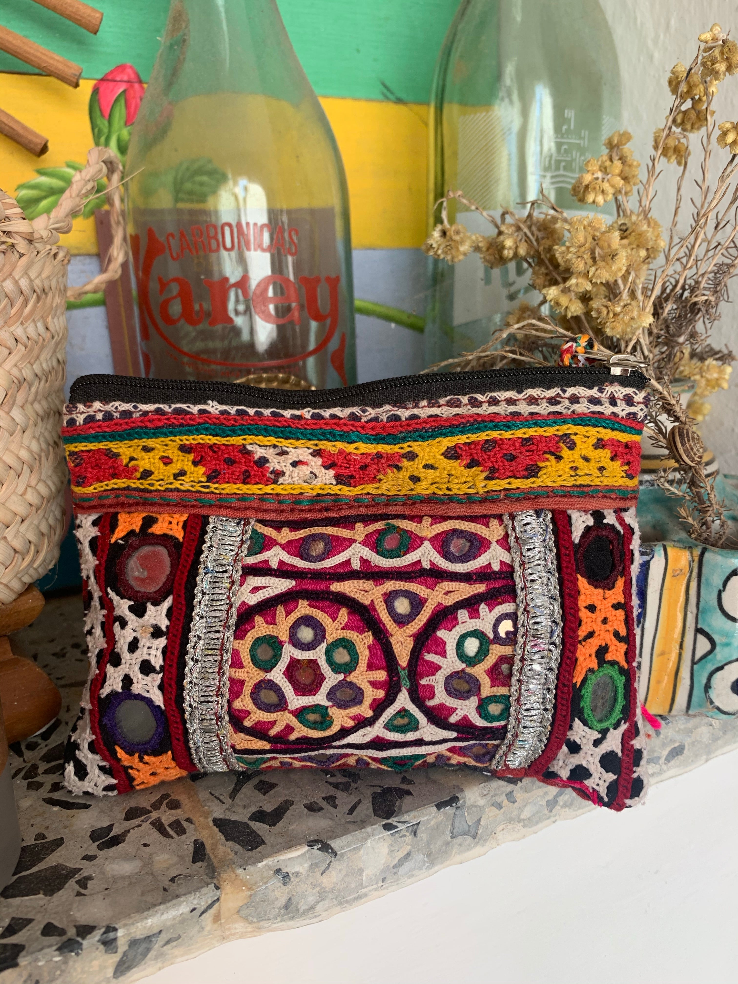 Ethnic Embroidered Handbag Tote Bag Sling Bag Shoulder Bag Banjara Bag  BA2262 | eBay