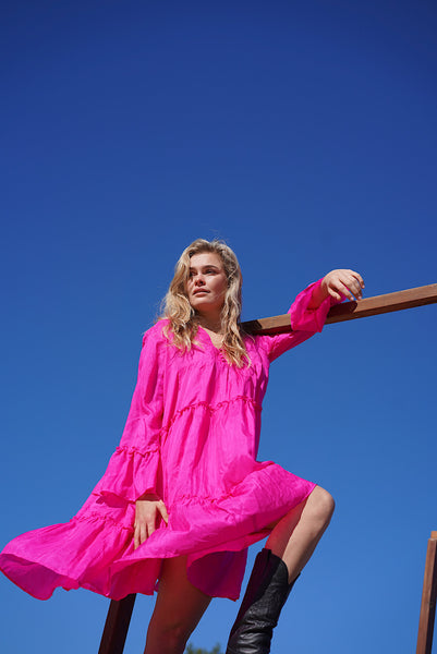 Pink Silk dress