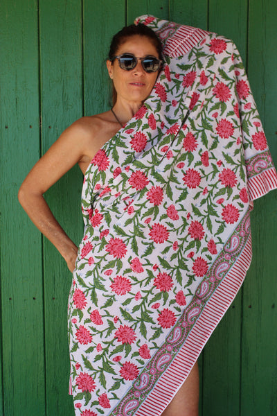 Sarong new collection amazing hand block printed cotton Pareos