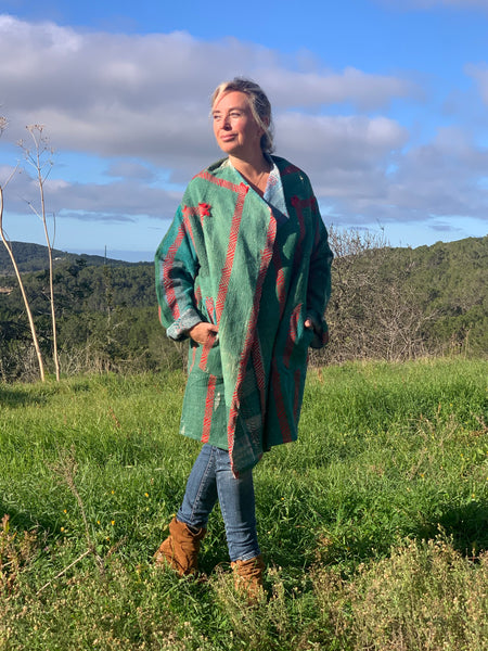 Heidi Kantha textiles boho  jacket 🧥 no 8
