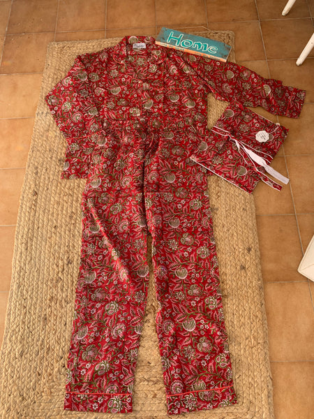 Pyjama   cozy lounge wear made with hand block print cotton