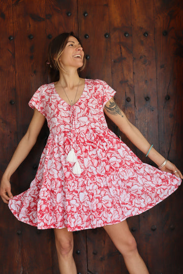 princess polly baby blue dress Trendy fashion in boho style main image 1