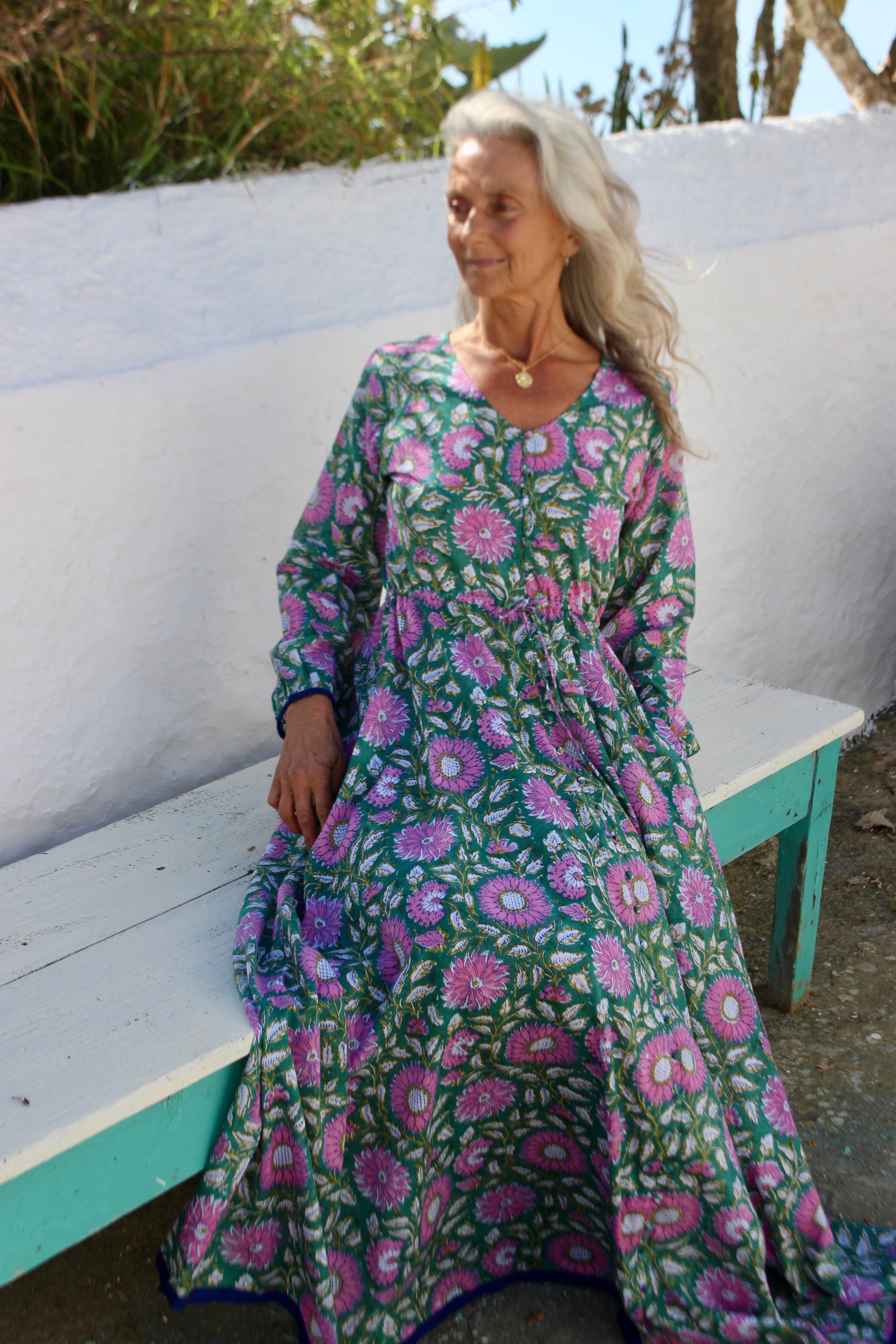 Maxi sunflower clearance dress