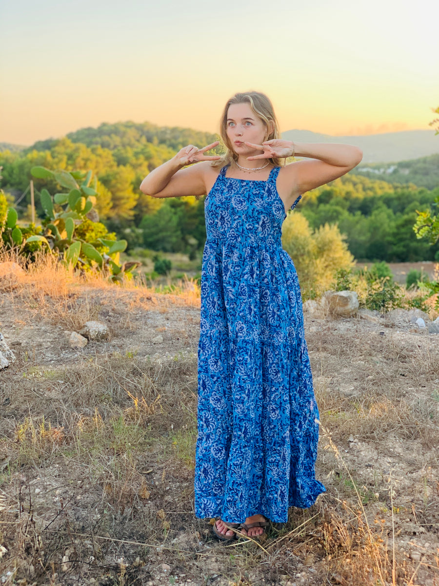 Lulu summer dress blue