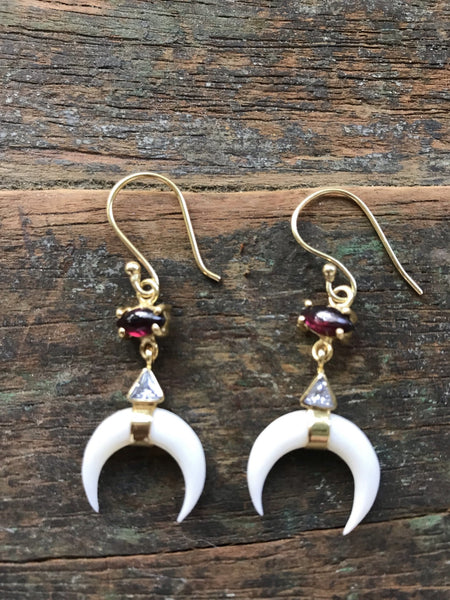Jaipur gem earrings -  AUROBELLE  IBIZA