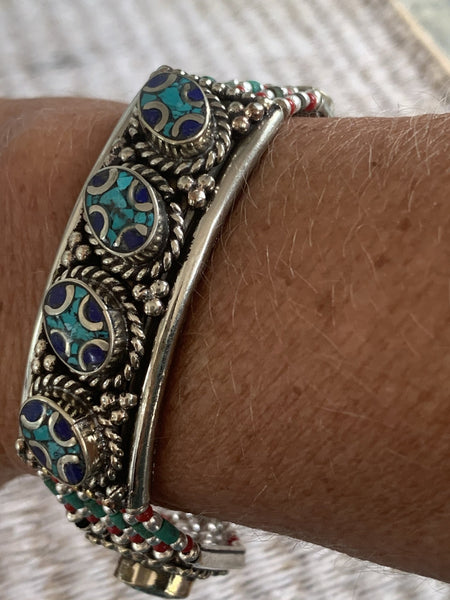 Tibeten gem stone bracelet -  AUROBELLE  IBIZA