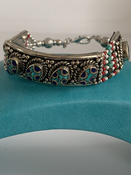 Tibeten gem stone bracelet -  AUROBELLE  IBIZA